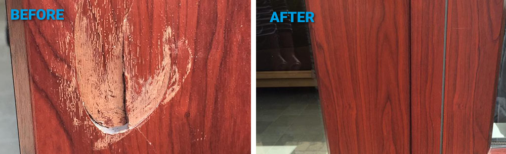 before and after surface medic damage repair